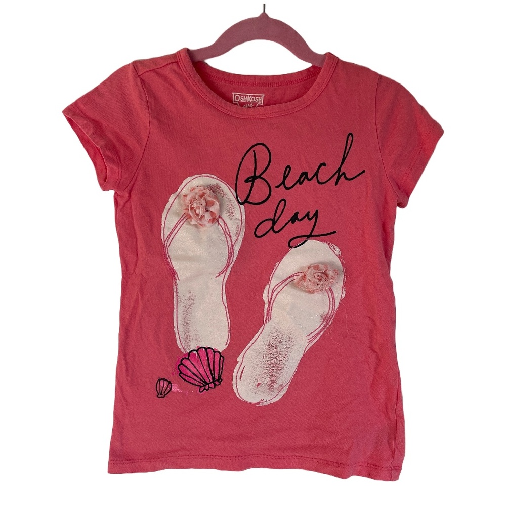 OshKosh B'gosh Beach Day Tee Girls Size 7